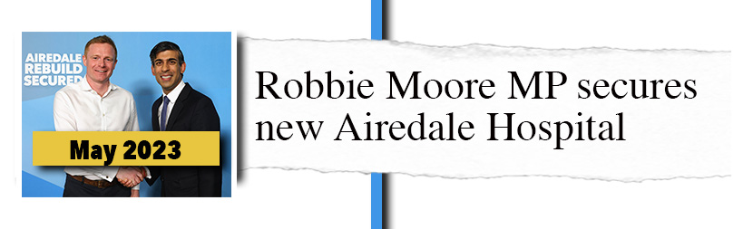 Robbie Moore secures new Airedale Hospital