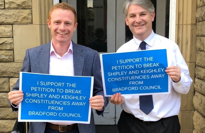 Robbie Moore MP and Philip Davies MP