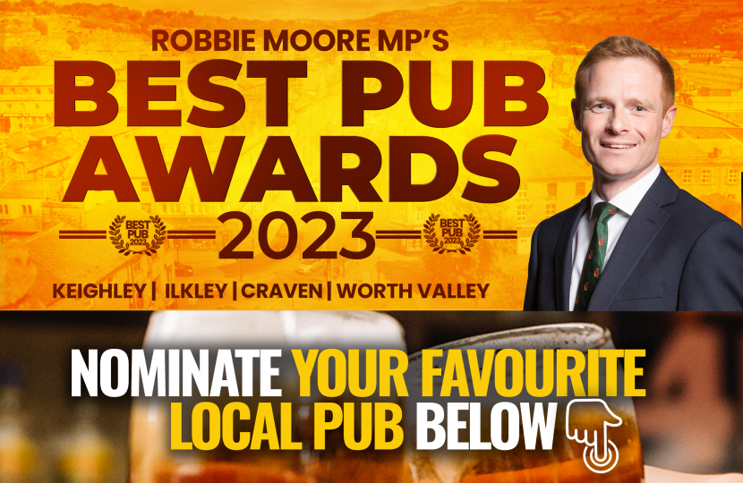 Nominate your Best Pub below